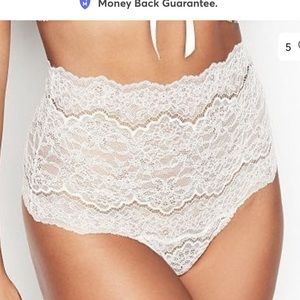 Victoria Secret lace high waisted thong